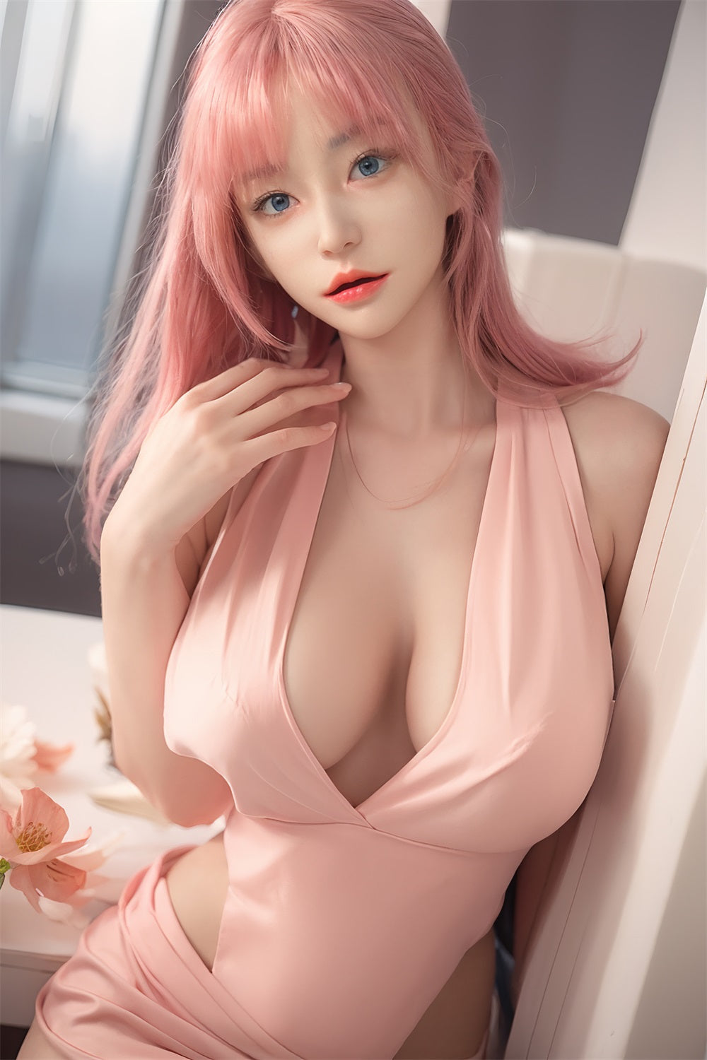 Haruka - 5ft 5/164cm ROS Sex Doll With Option To Add Blowjob E-Hips Sucking 3 In 1