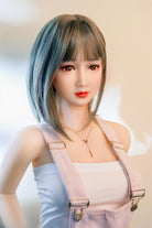 Pag- 160cm (5ft3) Small Breast Japanese Style Sex Doll With Blonde Straight Hair-Honeylovedoll