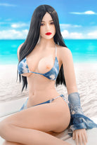 Christine - 166cm (5ft6) Pure Life-Like Sex Doll With Black Long Straight Hair-Honeylovedoll